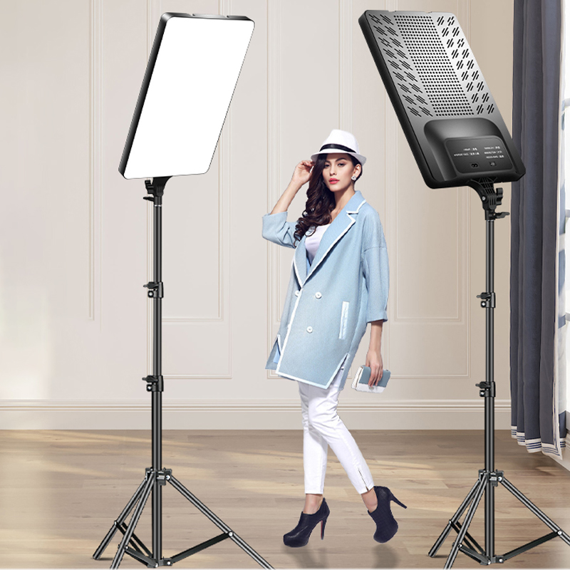 Led Light Panel Stream - 50W LED-vullamp Videolichtpaneel Tweekleurig 3200k-6500k Fotografieverlichting