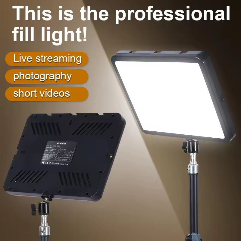 Led Light Panel Stream - Ambitful 280 LED Videolamp 2800K-7000K Paneellamp