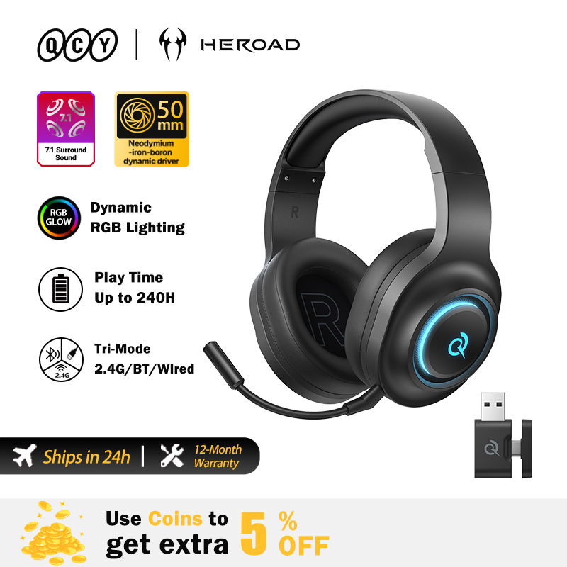 Gaming Headset 7.1 - QCY Heroad V200 Gaming Headset met