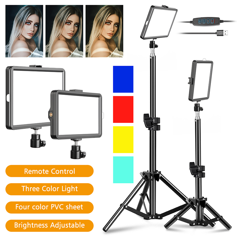 Led Light Panel Stream - Fotografie LED Selfie Videolicht met statief