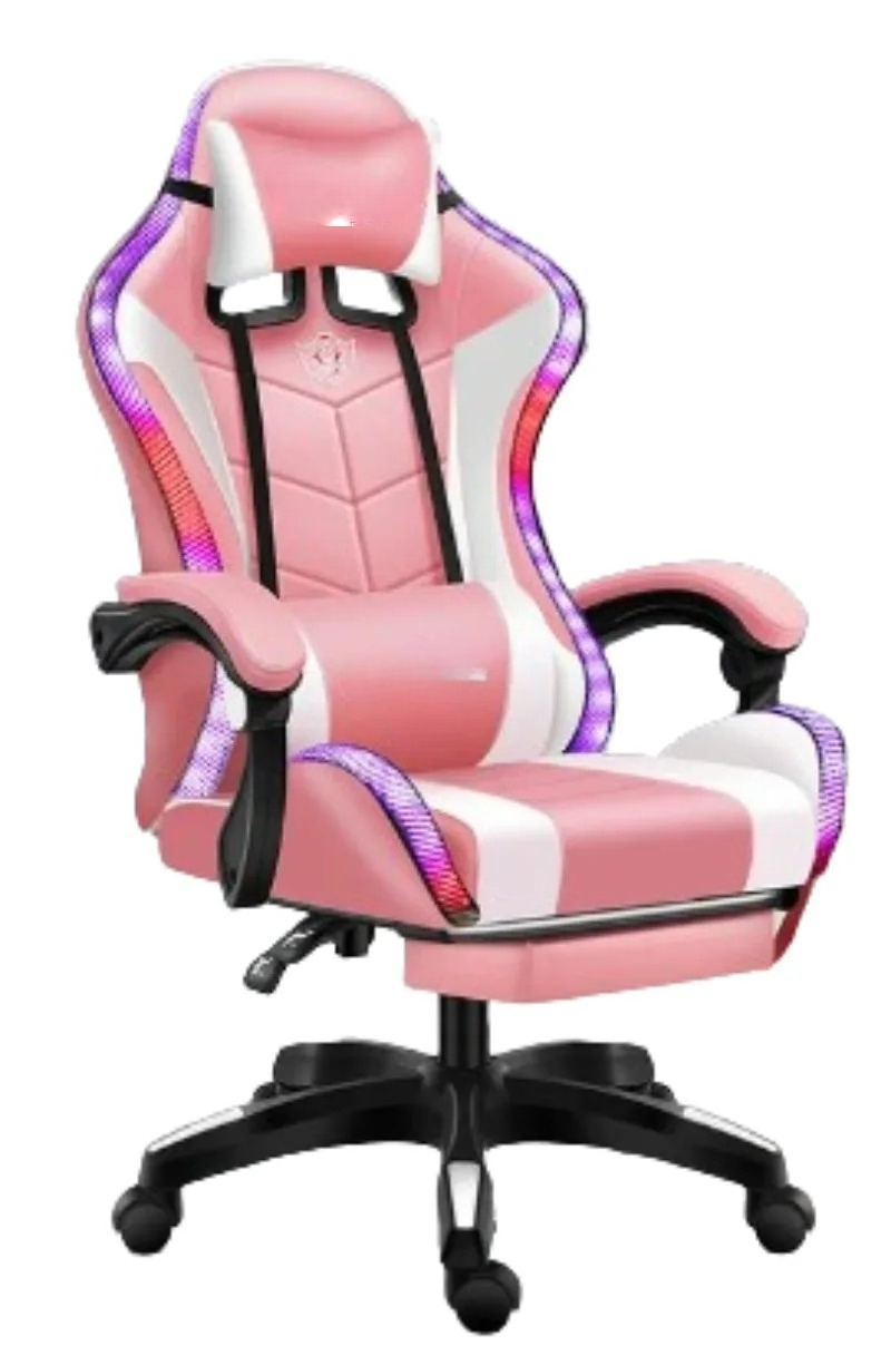Rgb Gaming Chair - Hoge kwaliteit gamingstoel RGB-licht bureaustoel gamercomputer