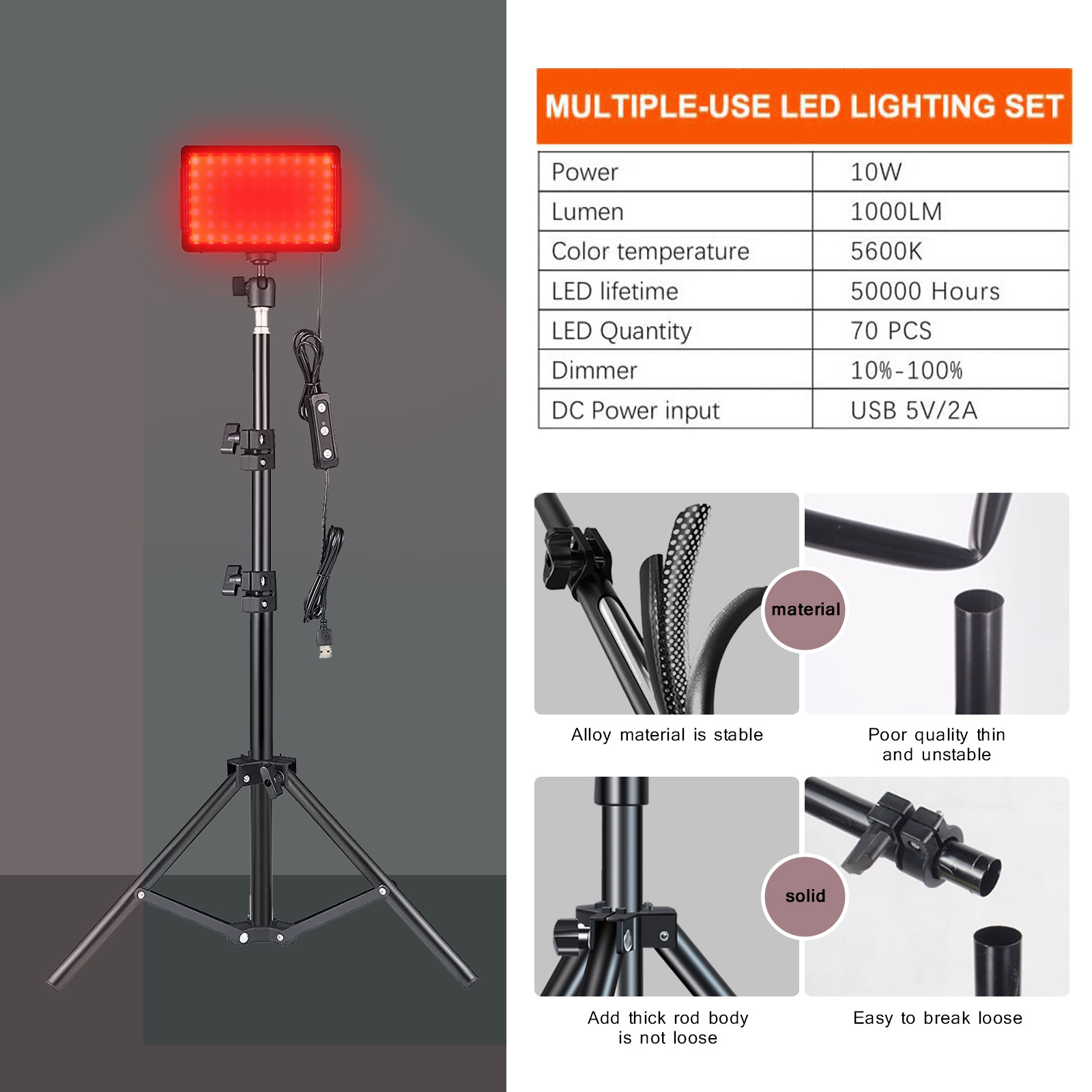 LED Fotografie Video Licht Pan - Led Light Panel Stream recensie en prijs