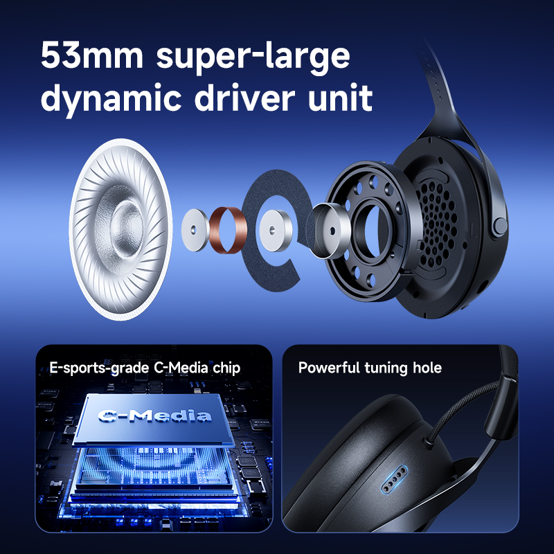 MCHOSE X9 draadloze gaminghead - Gaming Headset 7.1 recensie en prijs