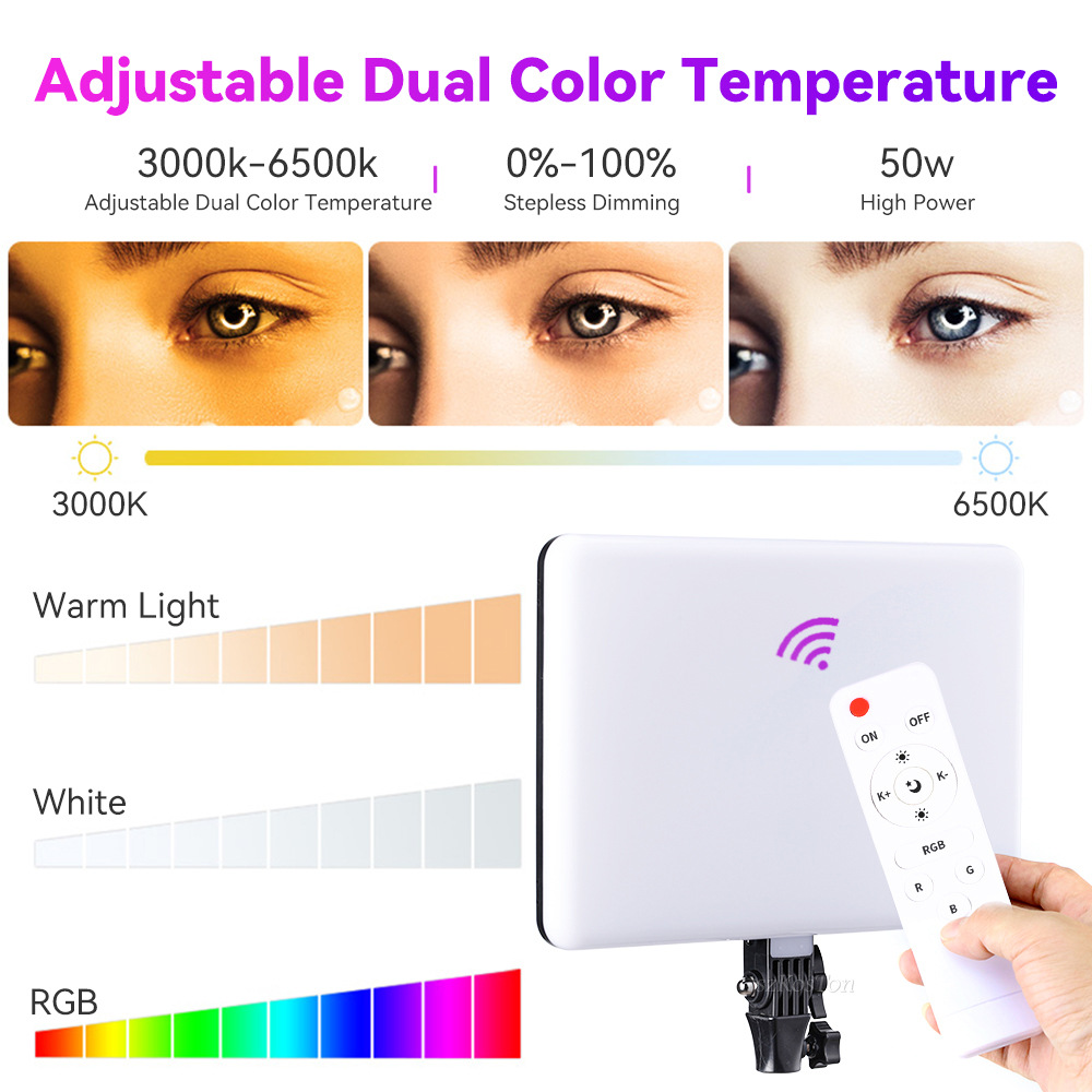 RGB 14 ''LED-videolamp Afstand - Led Light Panel Stream recensie en prijs