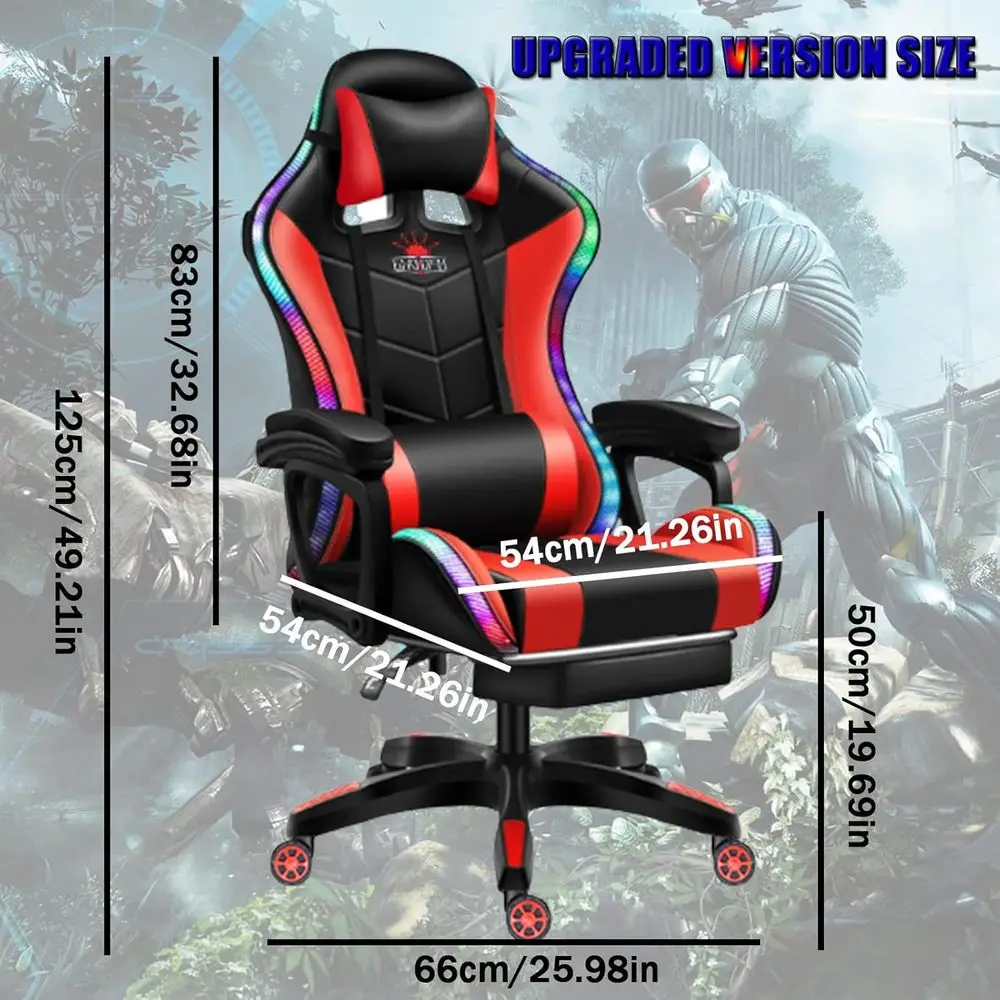Ergonomische gamingstoel met h - Rgb Gaming Chair recensie en prijs
