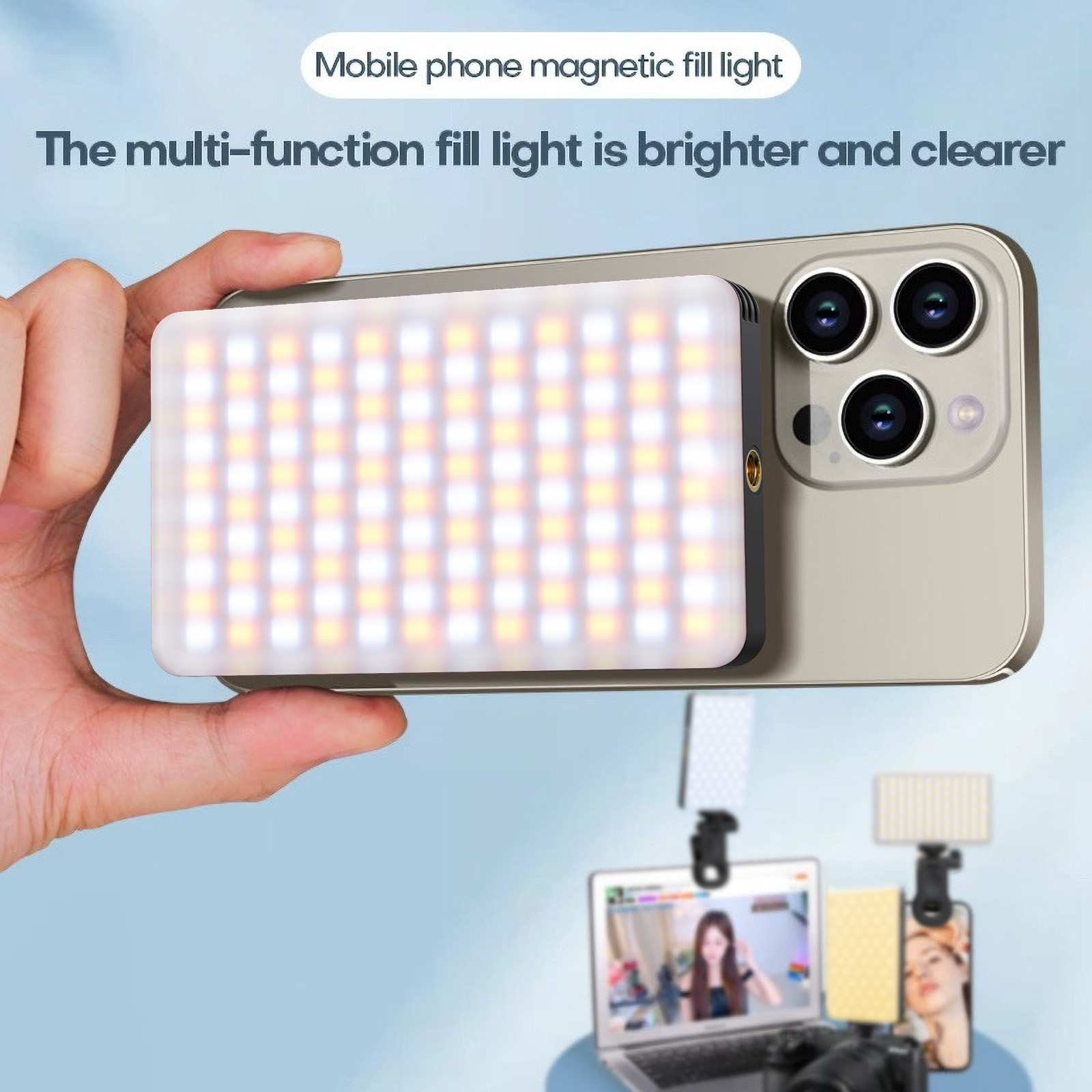 Magnetische telefoonvullamp me - Led Light Panel Stream recensie en prijs
