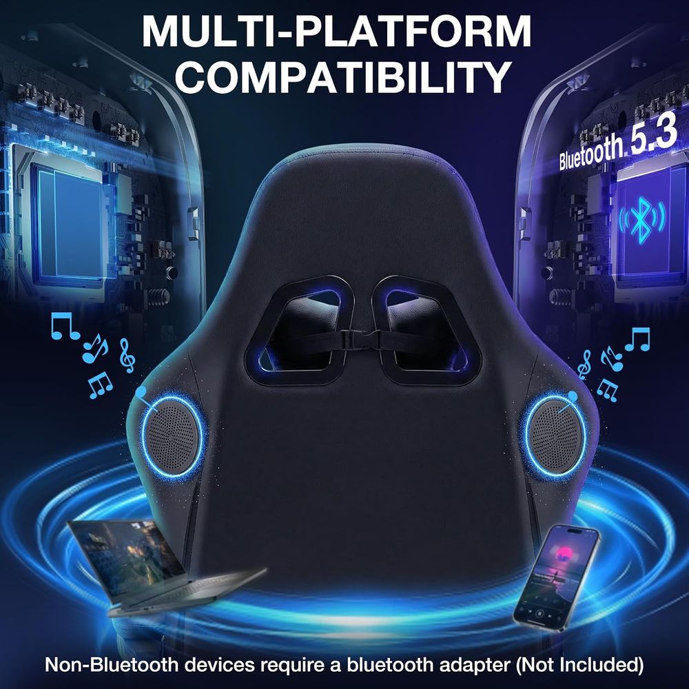 RGB-gamingstoel met Bluetooth- - Rgb Gaming Chair recensie en prijs