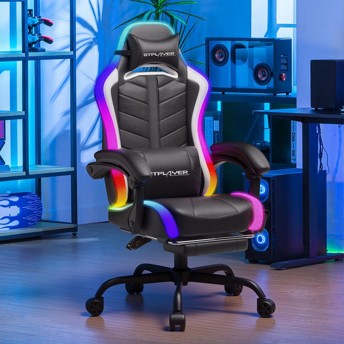 Gamingstoel met RGB LED-verlic - Rgb Gaming Chair recensie en prijs