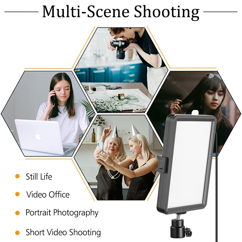 LED-videolamp Dimbaar selfie-l - Led Light Panel Stream recensie en prijs