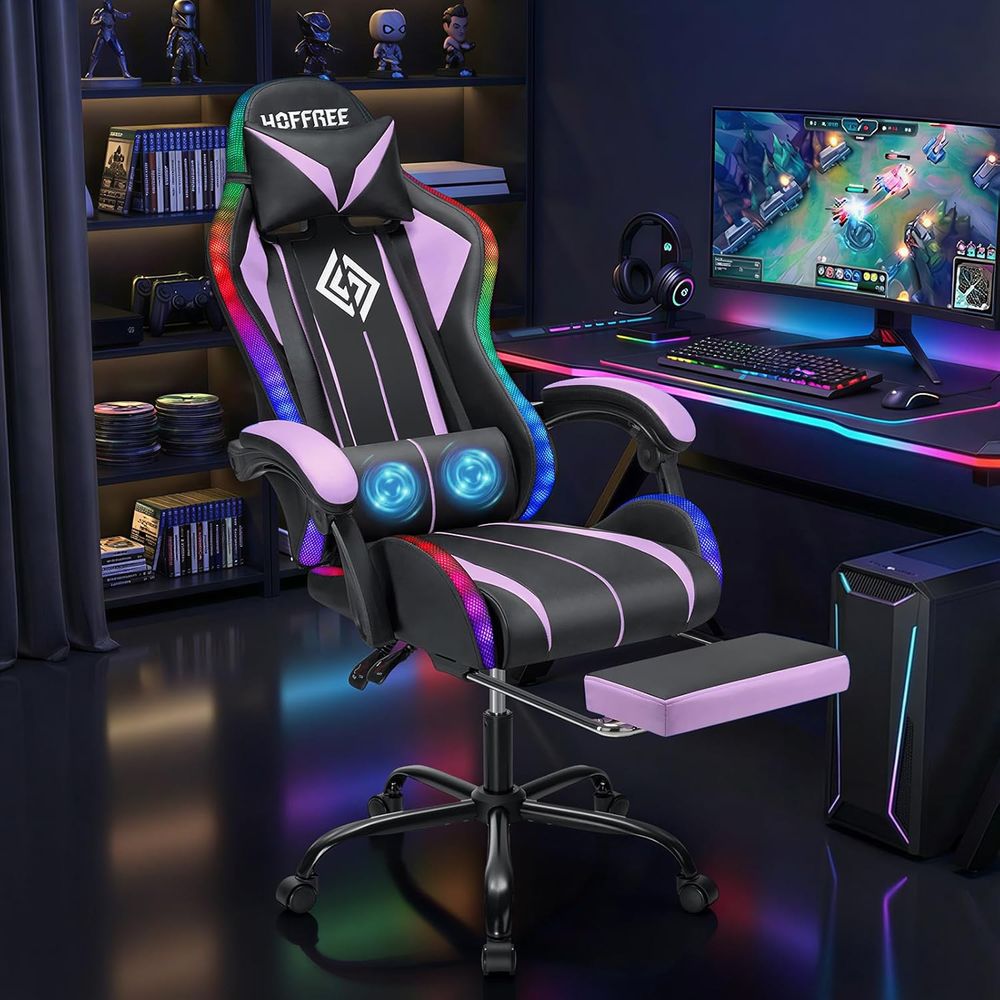 Ergonomische LED RGB gamingsto - Rgb Gaming Chair recensie en prijs