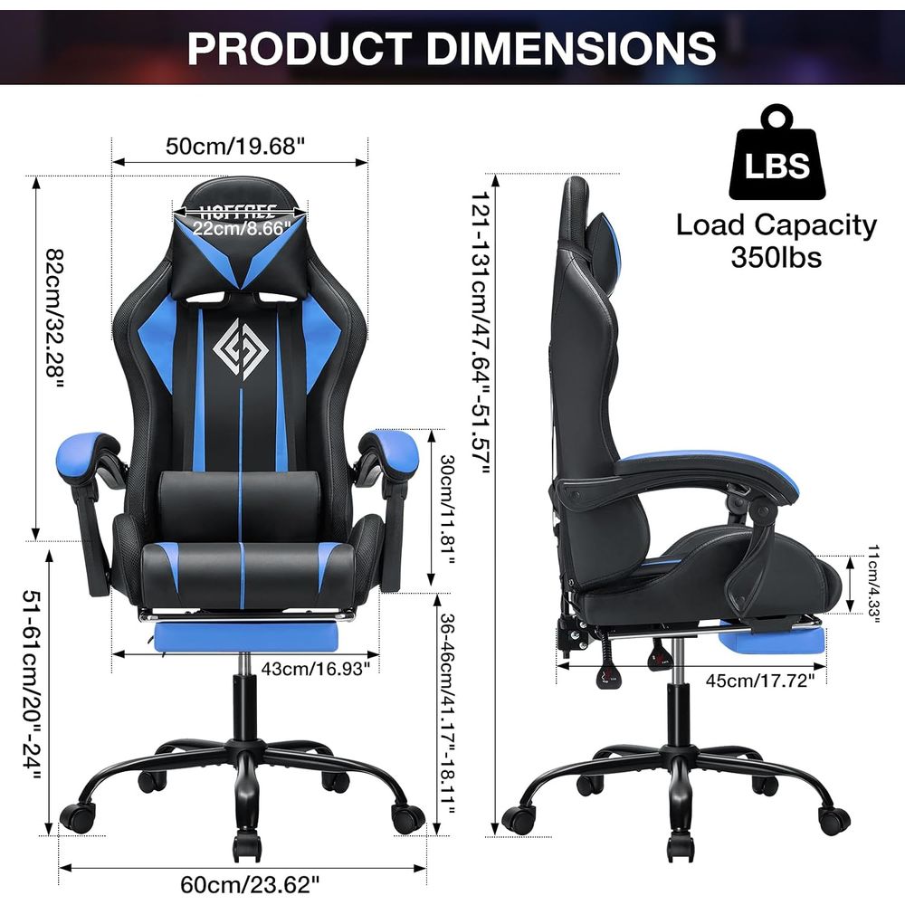 LED-gamingstoel met massage RG - Rgb Gaming Chair recensie en prijs