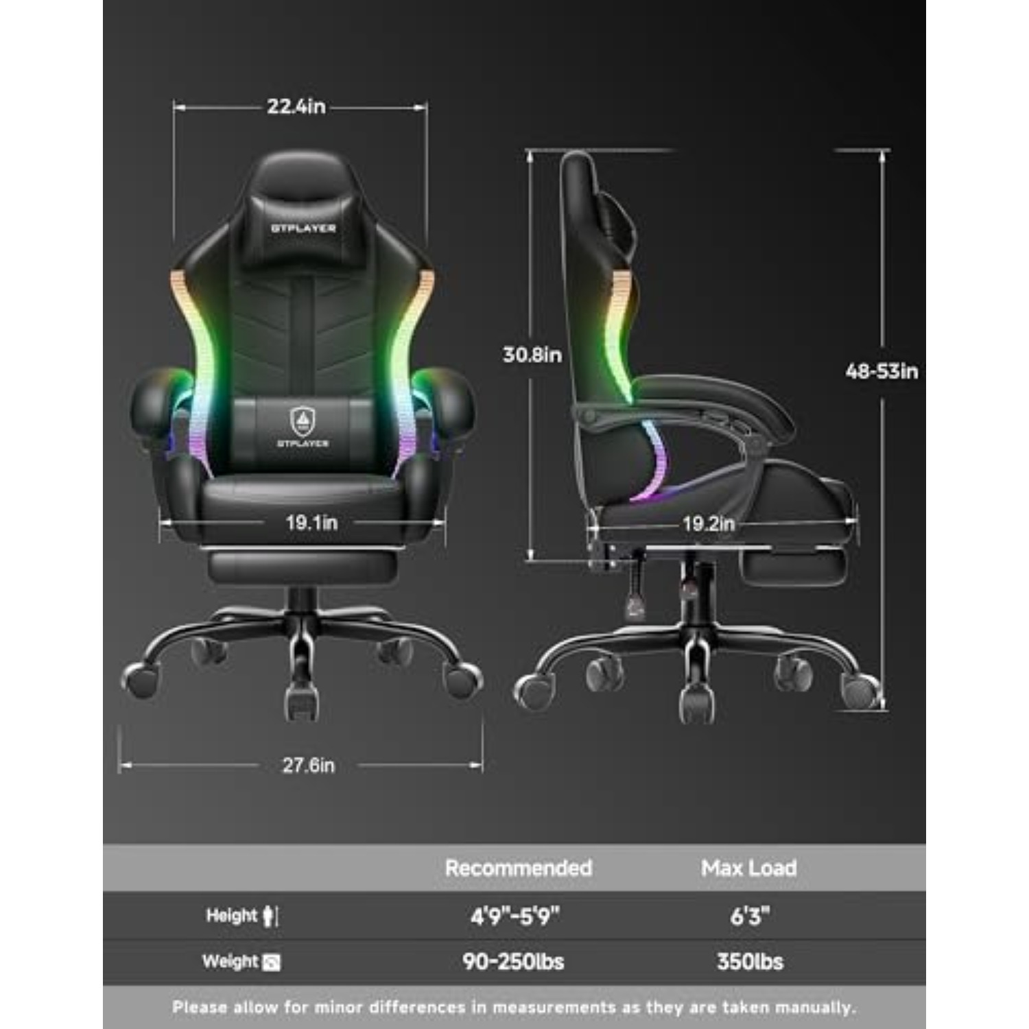 Gamingstoel, computer-gamestoe - Rgb Gaming Chair recensie en prijs