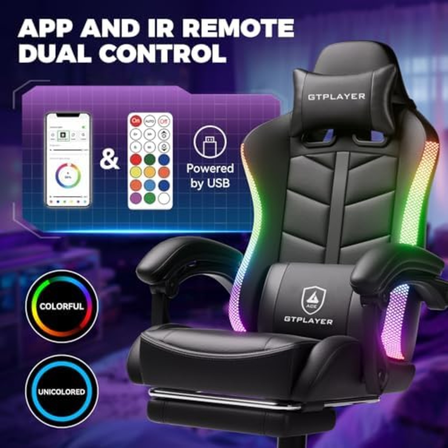 Gamingstoel, computer-gamestoe - Rgb Gaming Chair recensie en prijs